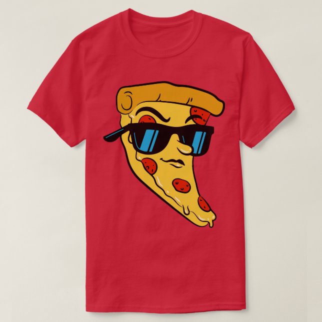 Camiseta Guay Pizza Slice con lentes de sol (Diseño del anverso)