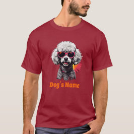 Camiseta Guay Poodle Con Gafas De Sol