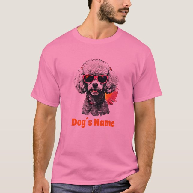 Camiseta Guay Poodle Con Gafas De Sol (Anverso)