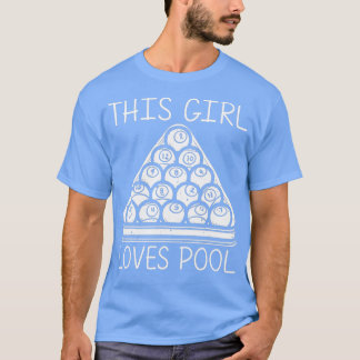 Camiseta Guay Pool Design For Chica Women Pool Player Billi