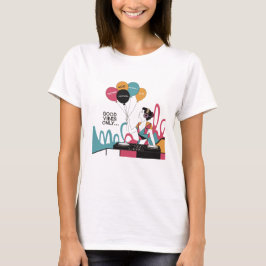 Camiseta Guay Pop Art de un chica de dj
