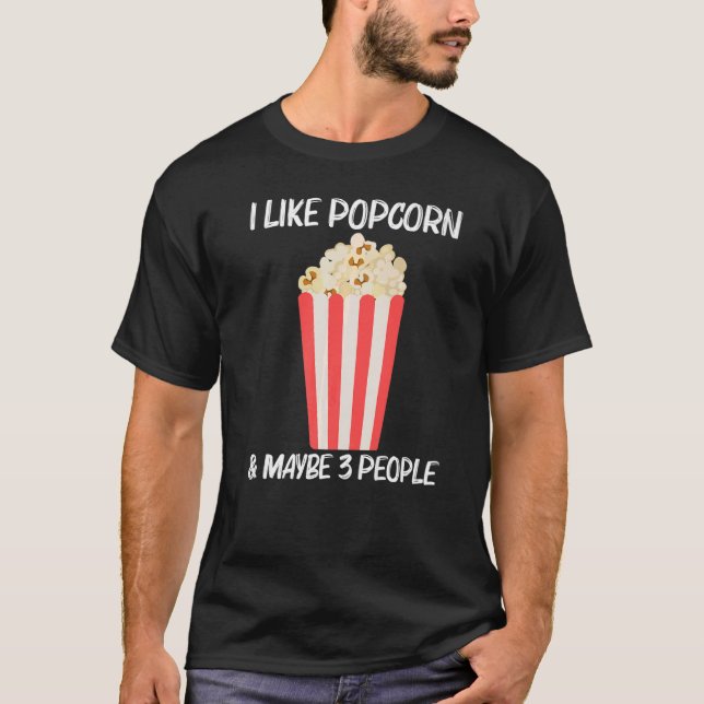 Camiseta Guay Popcorn Para Hombres Mujeres Salado De Carne  (Anverso)