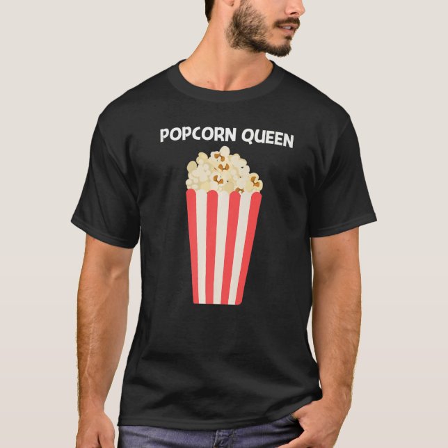 Camiseta Guay Popcorn Para Mujeres Mamá Salado De Baterías  (Anverso)