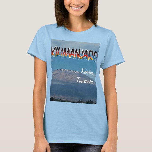 Camiseta Guay Popular Monte escalable Kilimanjaro (Anverso)