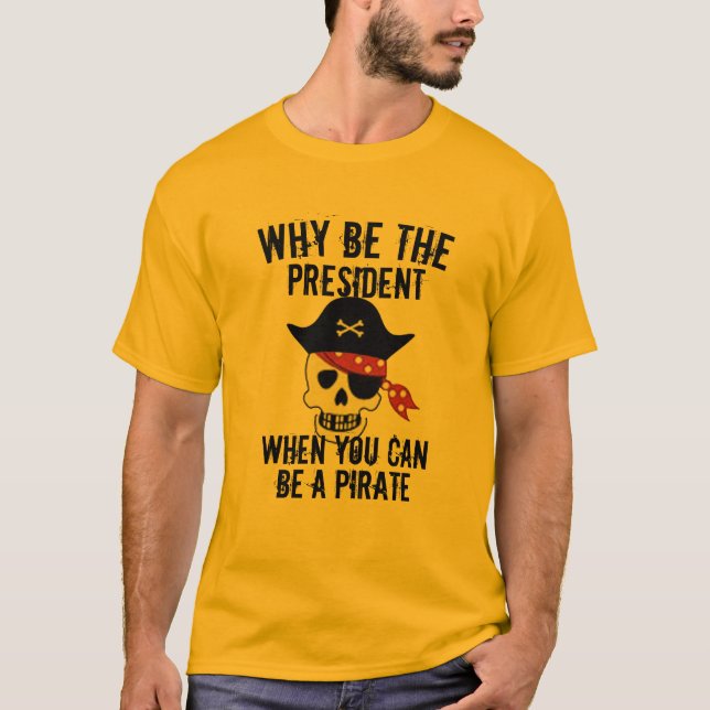 Camiseta Guay Por qué ser presidente divertido diseño de ca (Anverso)