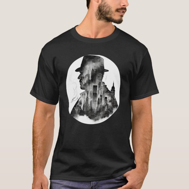 Camiseta Guay Private Eye O Detective Silhouette Nueva York (Anverso)