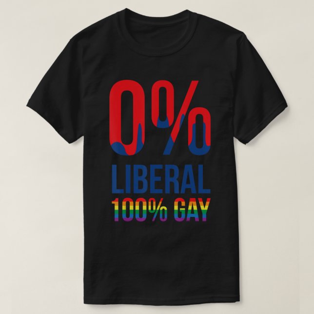 Camiseta Guay pro-republicanos anti-liberales de los gays.p (Diseño del anverso)