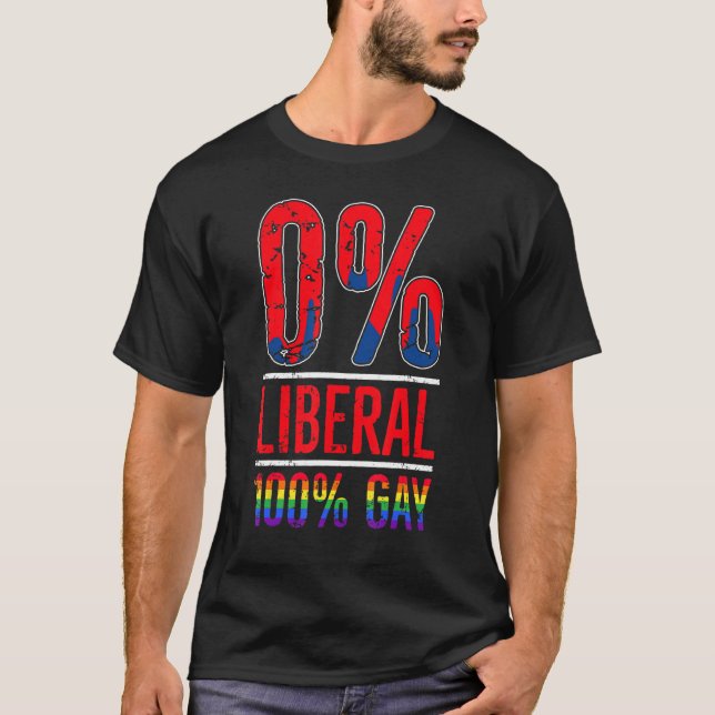 Camiseta Guay pro republicanos anti-liberales LGBT gay (Anverso)