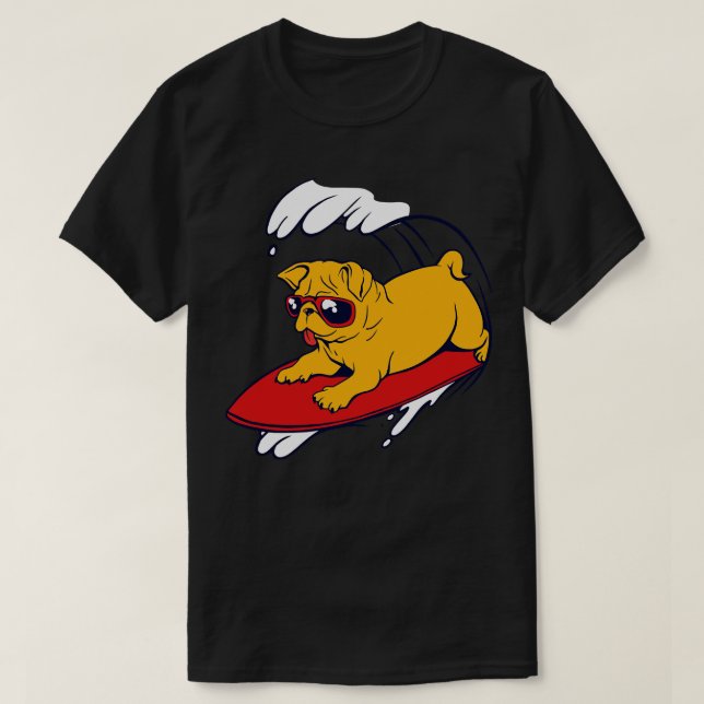Camiseta Guay pug en el tablero de Boogie (Diseño del anverso)
