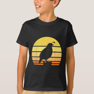 Camiseta Guay Quail Art Hombres Mujeres Cazadora de Pájaros