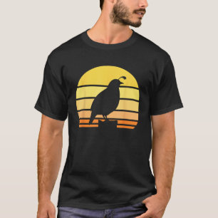Camiseta Guay Quail Art Hombres Mujeres Cazadora de Pájaros