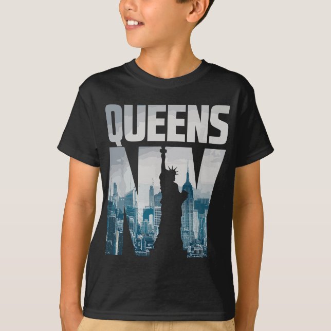 Camiseta Guay Queens Graphic Tee , Queens New York City Sky (Anverso)