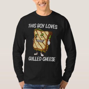 Camiseta Guay Queso a la parrilla Arte Para Niños Sandwich