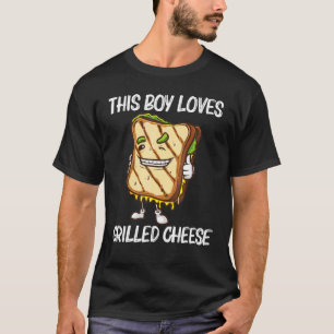 Camiseta Guay Queso a la parrilla Arte Para Niños Sandwich 