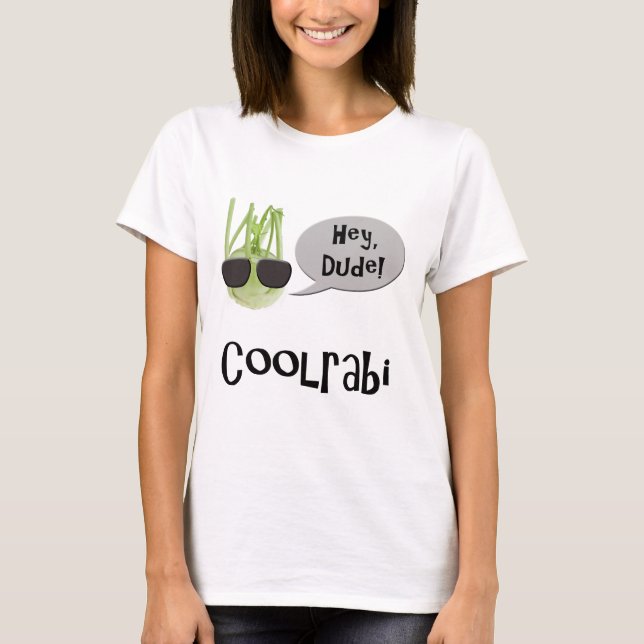 Camiseta Guay rabi, kohlrabi, mal chiste. (Anverso)
