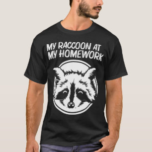 Camiseta Guay Raccoon Art Para Niños Ringtail Trash Pand
