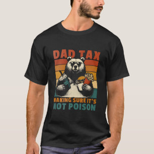 Camiseta Guay Raccoon Dad Tax Retro Sunset