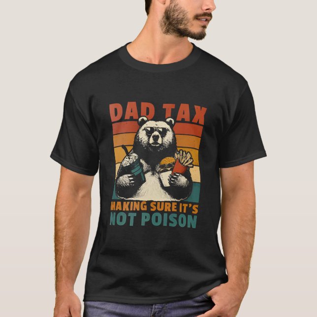 Camiseta Guay Raccoon Dad Tax Retro Sunset (Anverso)