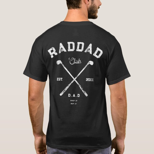 Camiseta Guay Rad Dad Golf Club Funny Father's Day (Reverso)