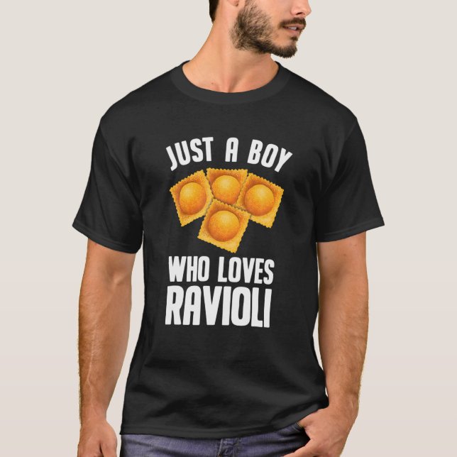 Camiseta Guay Ravioli Design Para Niños Ravioli Pasta Dou (Anverso)