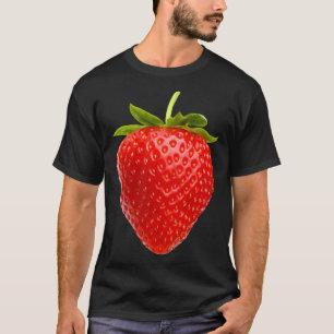 Camiseta Guay Red Strawberry Ilustracion Novedad Gráfico D