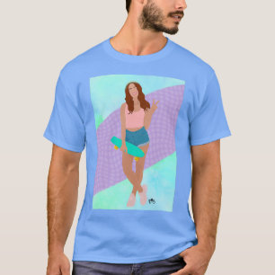 Camiseta Guay redhead con patineta