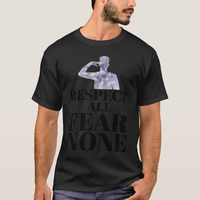 Camiseta Guay Respeta Todos Los Temores Ninguno Paracaidist (Anverso)