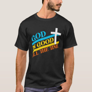 Camiseta Guay Retro Christian dice el bien de Dios todo el