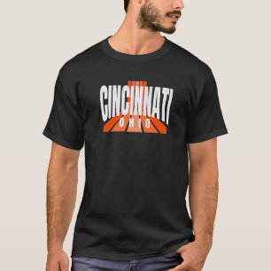 Camiseta Guay Retro Cincinnati Orange Black Cincinnati OH F