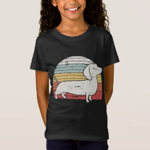 Camiseta Guay Retro Dachshund Dog Gigante Diseño Weiner Dog