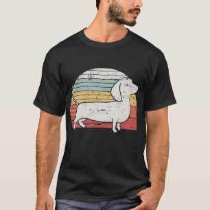 Camiseta Guay Retro Dachshund Dog Gigante Diseño Weiner Dog