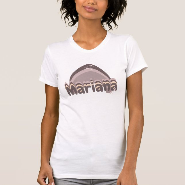Camiseta Guay Retro: Estrellas arcoiris con nombre de tierr (Anverso)