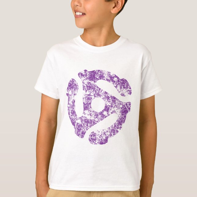 Camiseta GUAY Retro Grunge 45 spacer DJ (Anverso)