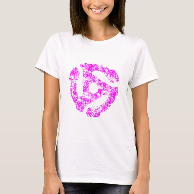 Camiseta GUAY Retro Grunge 45 spacer DJ (Anverso)