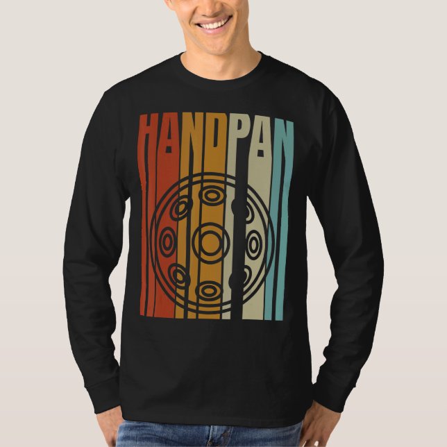 Camiseta Guay Retro Handpan Player Instrument (Anverso)
