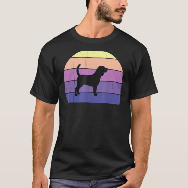 Camiseta Guay Retro Sunset Beagles Gran Beagle Dueño Divers (Anverso)