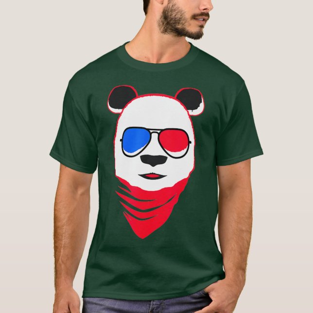 Camiseta Guay Retro Vintage Disco Fiesta Panda Bear (Anverso)