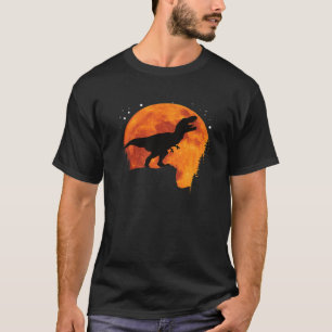 Camiseta Guay Rex Dinosaur Saurus Moon World Earth Silhouet