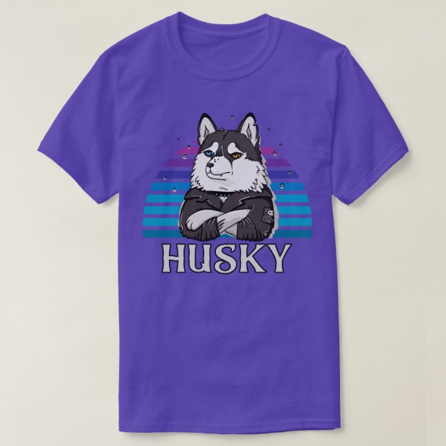 Camiseta Guay Rocker Husky Dog Lover (Diseño del anverso)