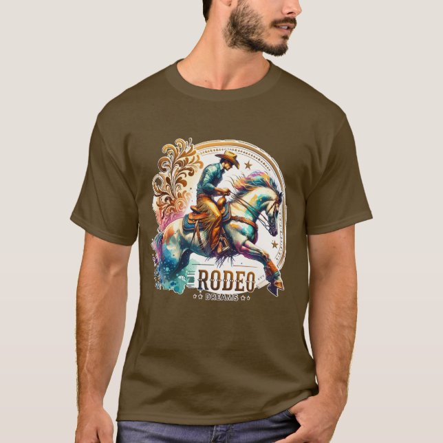 Camiseta Guay Rodeo sueña con Cowboy Western (Anverso)