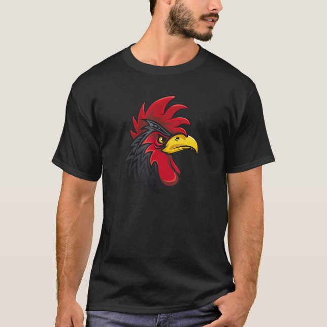 Camiseta Guay Rooster Head Face Animal Bird Wildlife for Me (Anverso)