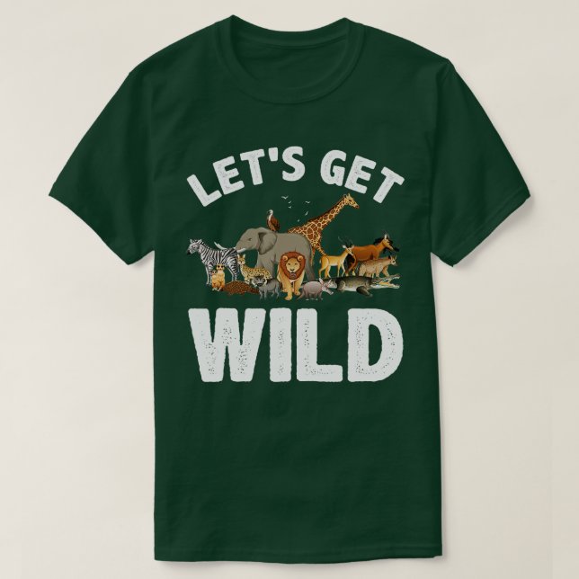 Camiseta Guay Safari Animal Para Hombres Mujeres Zoo Jungle (Diseño del anverso)
