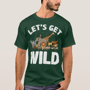 Camiseta Guay Safari Animal Para Hombres Mujeres Zoo Jungle