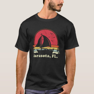 Camiseta Guay Sailboat Vintage Bote Sailor Florida Sarasota