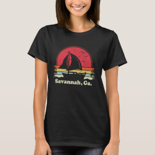 Camiseta Guay Sailboat Vintage Bote Sailor Georgia Savannah