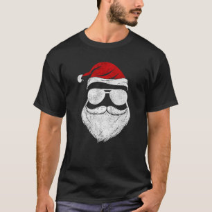 Camiseta Guay Santa Face con bigote de barba Gafas de sol C
