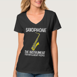 Camiseta Guay Saxofón Para Hombres Mujeres Jazz