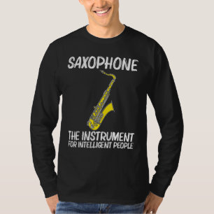 Camiseta Guay Saxofón Para Hombres Mujeres Jazz