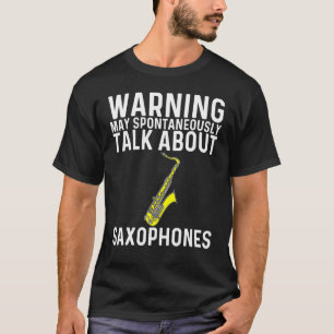 Camiseta Guay Saxofón Para Hombres Mujeres Jazz