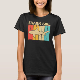 Camiseta Guay Shark Design Para Chicas Niños Tiburón Anima 